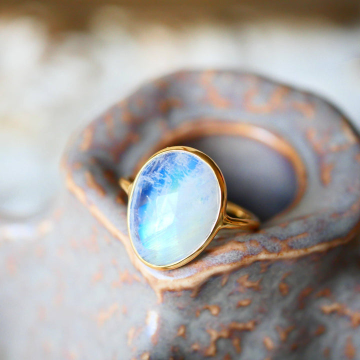 Bague Réglable Shakti - Multi tourmalines Labradorite