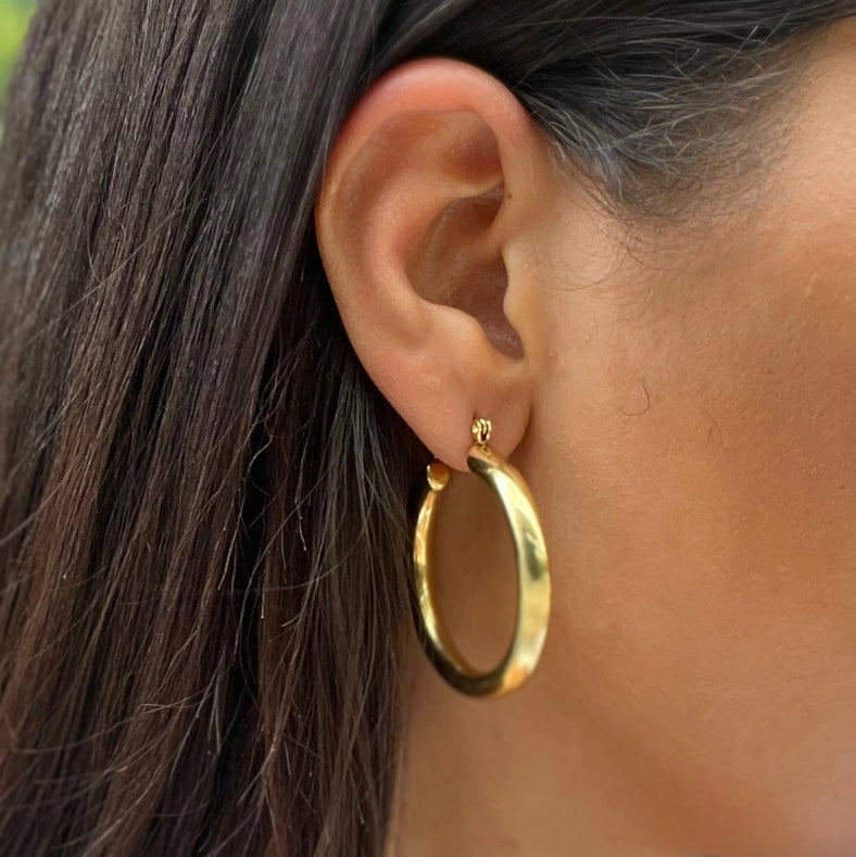 Boucles d'oreilles - Créoles Cédile doré