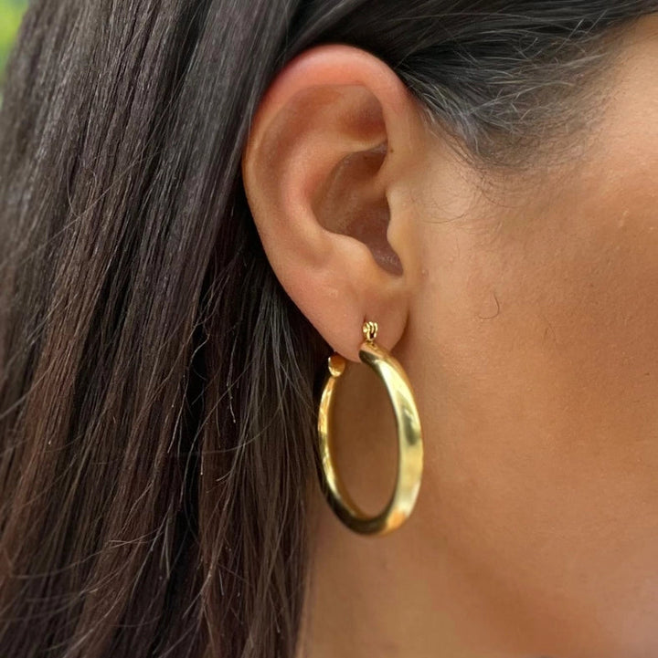 Boucles d'oreilles - Créoles Cédile doré