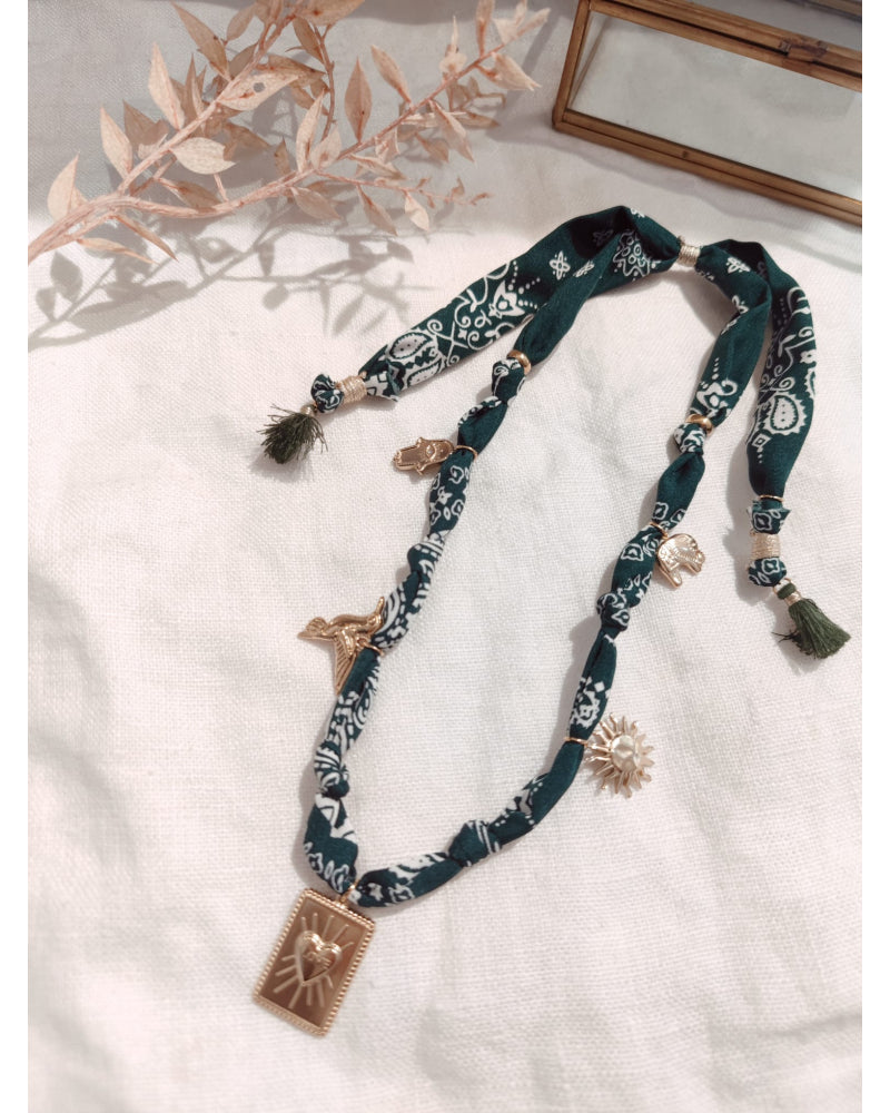 Collier Bandana - Vert