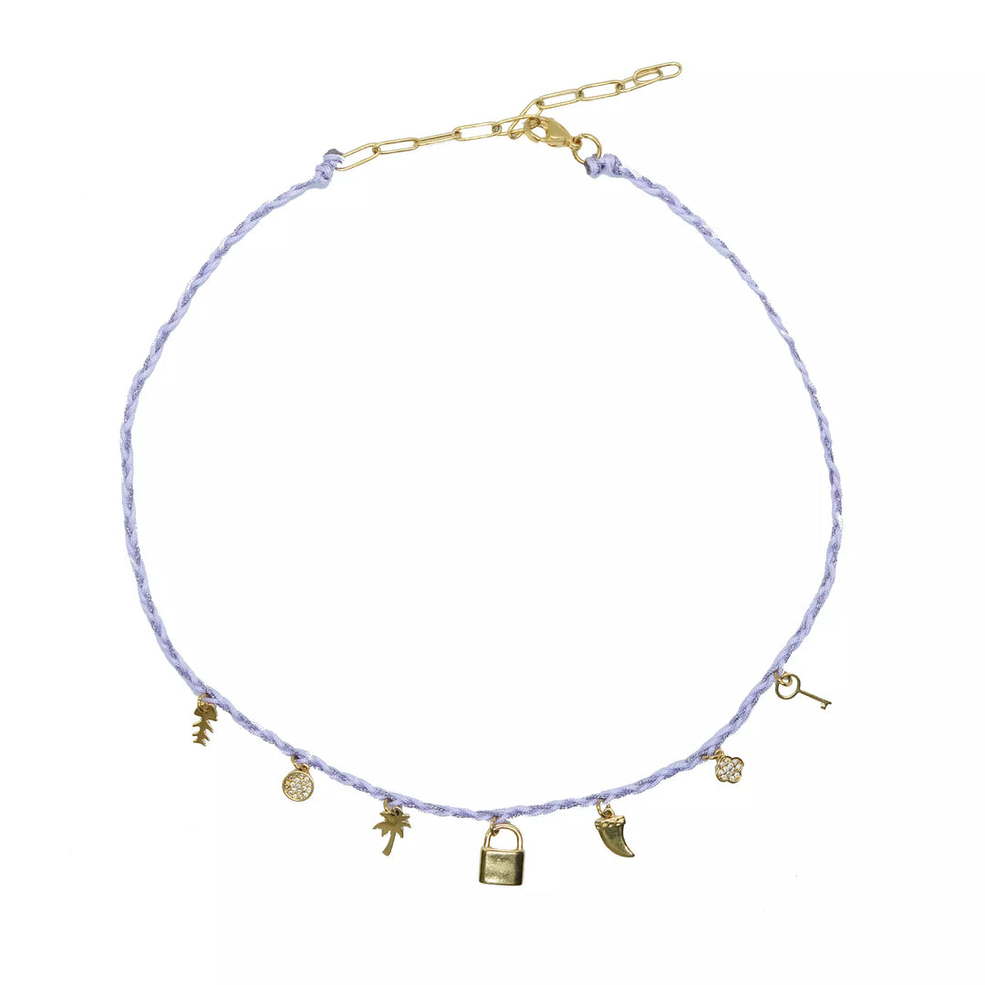 Collier surfer - Lila