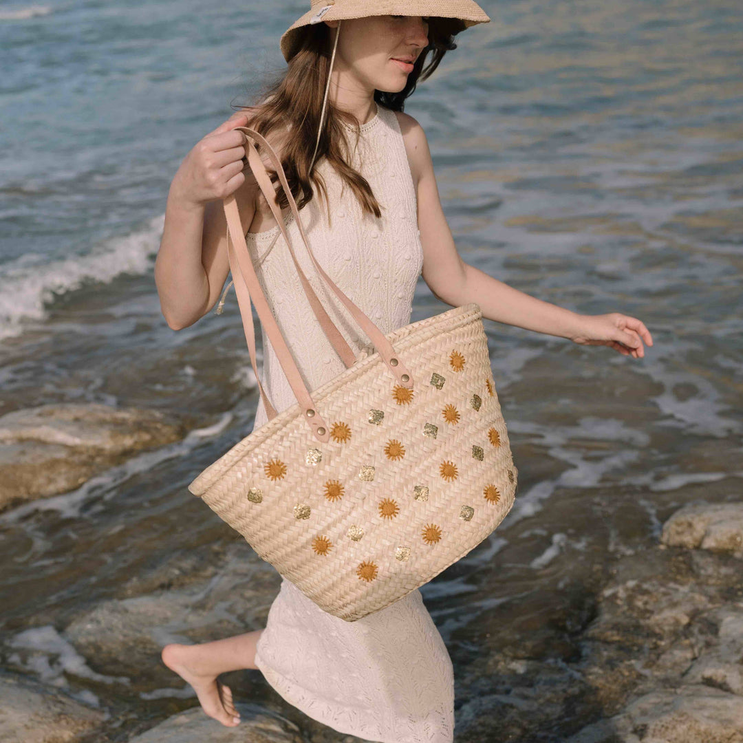 Panier brodé Carmen