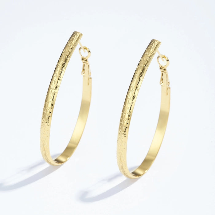 Boucles d'oreilles - Créoles Tyla doré