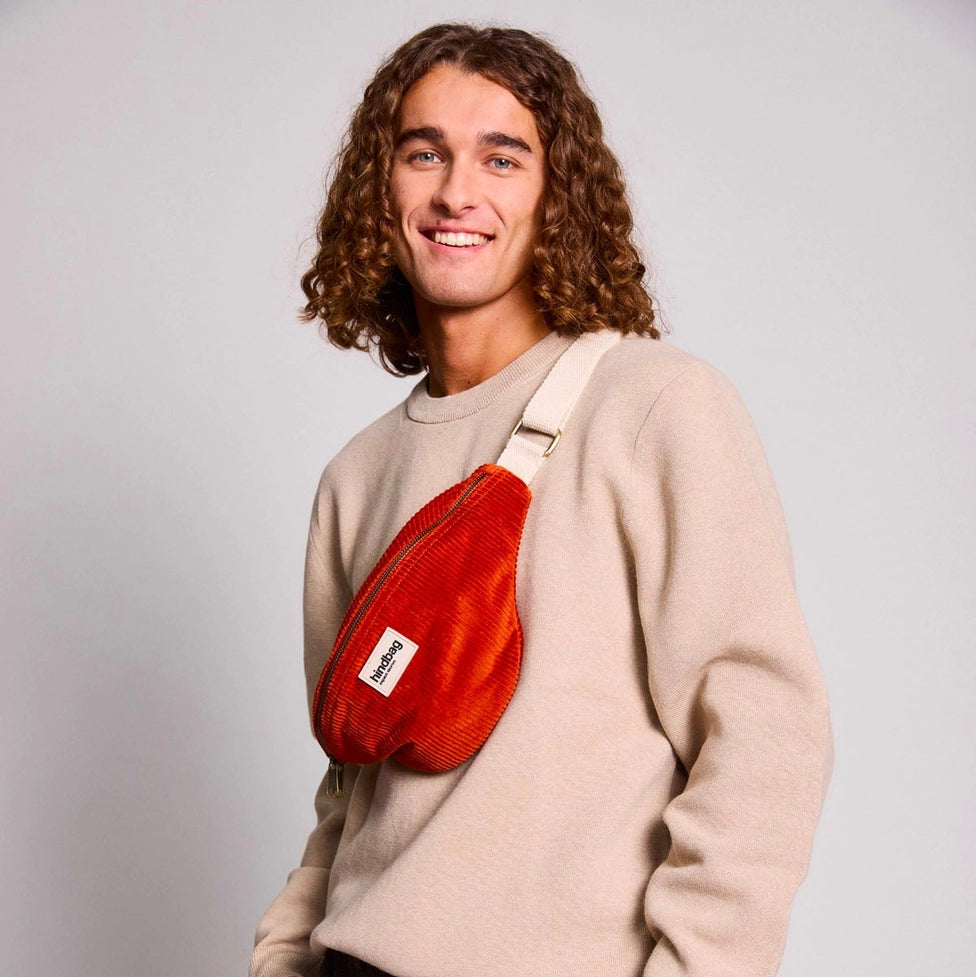 Banane Olivia - Velours Brique