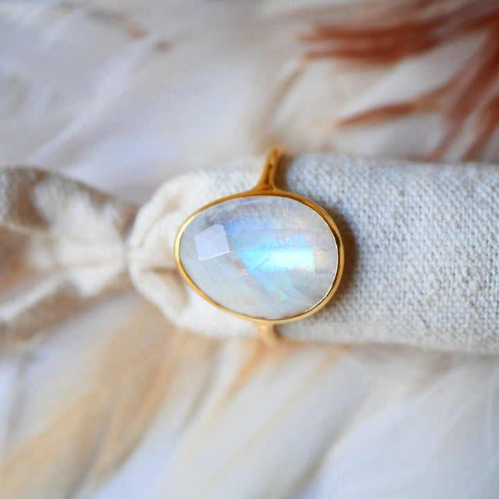 Bague Réglable Shakti - Multi tourmalines Labradorite