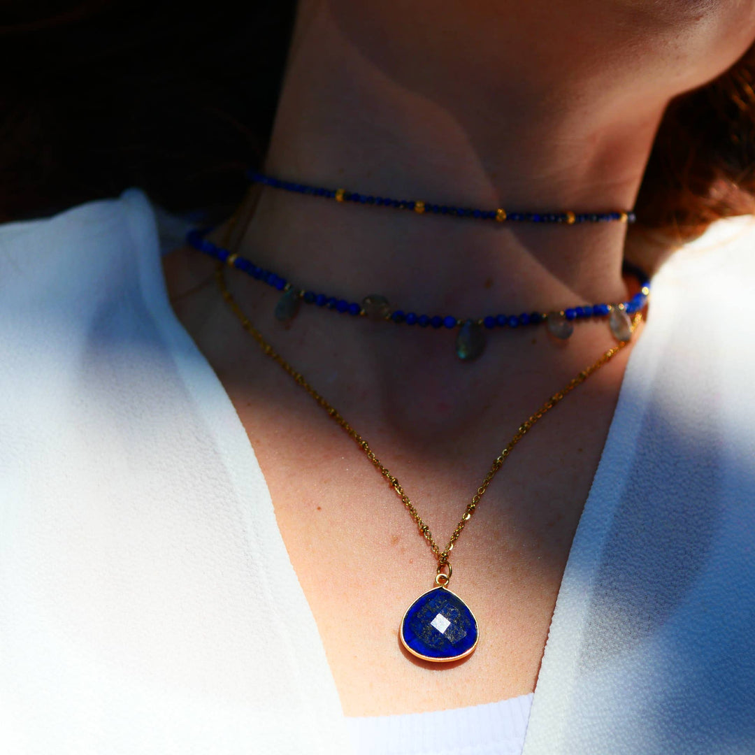 Collier - Justine Lapiz-Lazuli