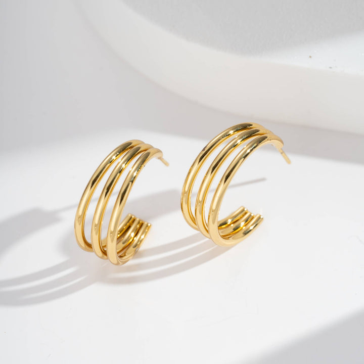 Boucles d'oreilles - Créoles Sydia doré