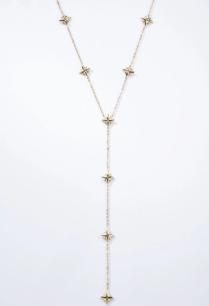 Collier Y - Eloanne doré