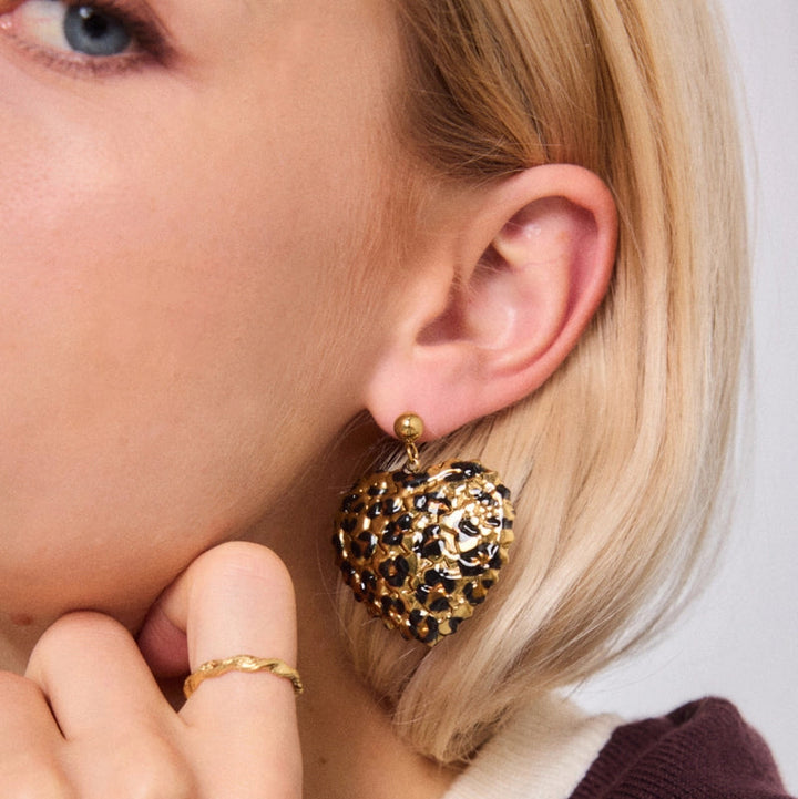 Boucles d'oreilles - Lea Leopard