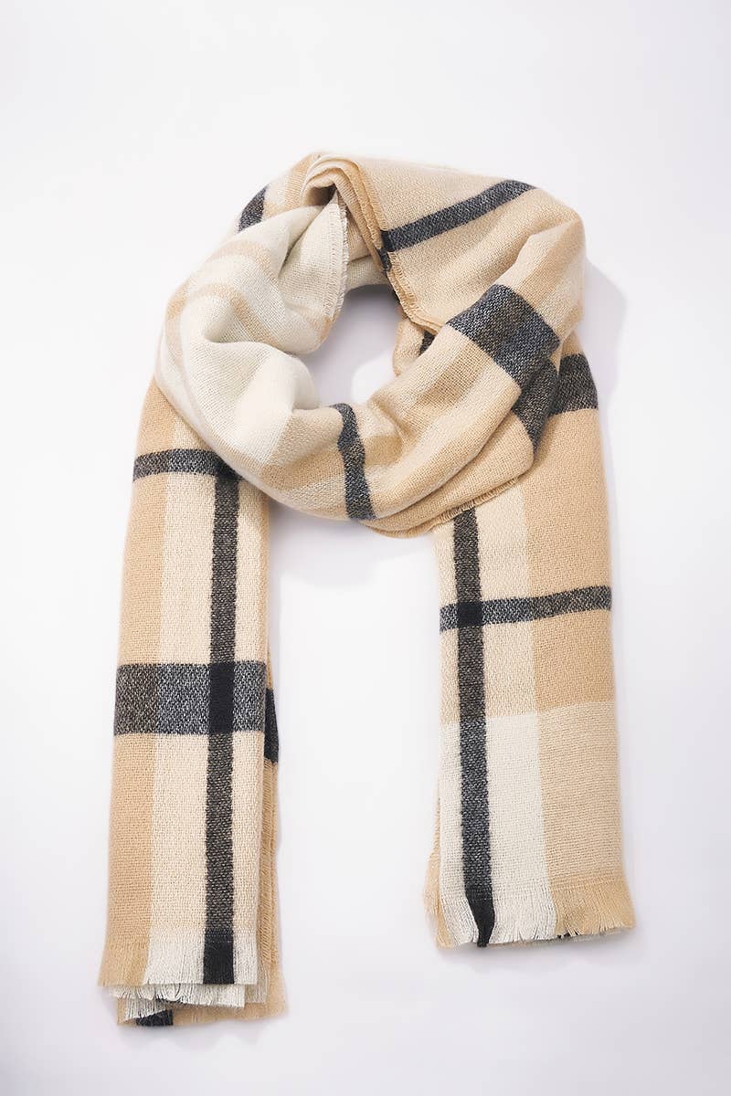 Écharpe à carreaux