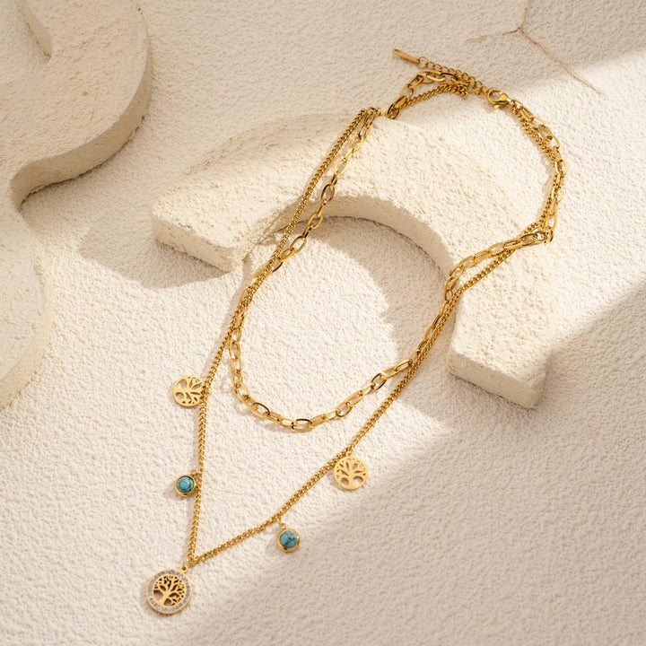 Collier - Vie Turquoise Africaine