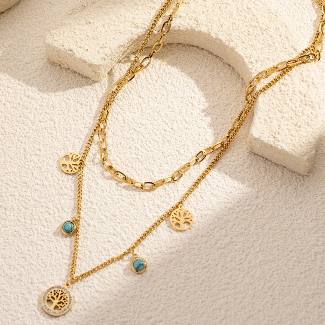 Collier - Vie Turquoise Africaine