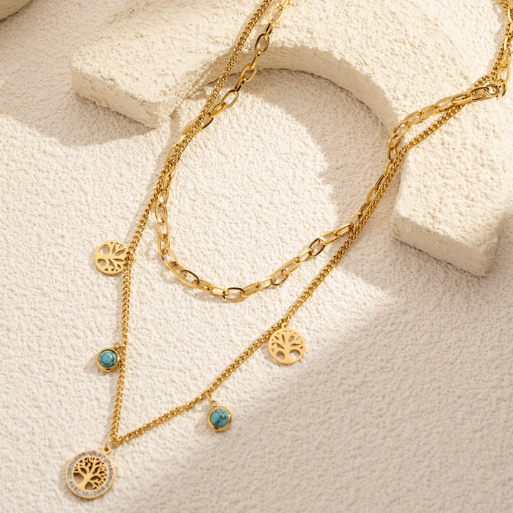 Collier - Vie Turquoise Africaine