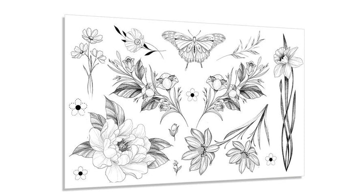 Planche tattoo - Motifs au choix