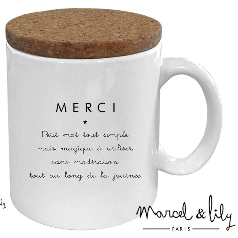Mug Merci - Marcel et lily