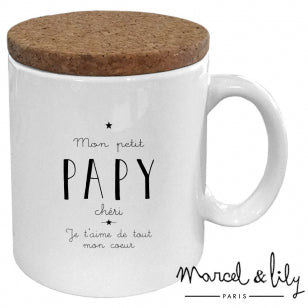 Mug Mon Petit Papy Chéri - Marcel et lily