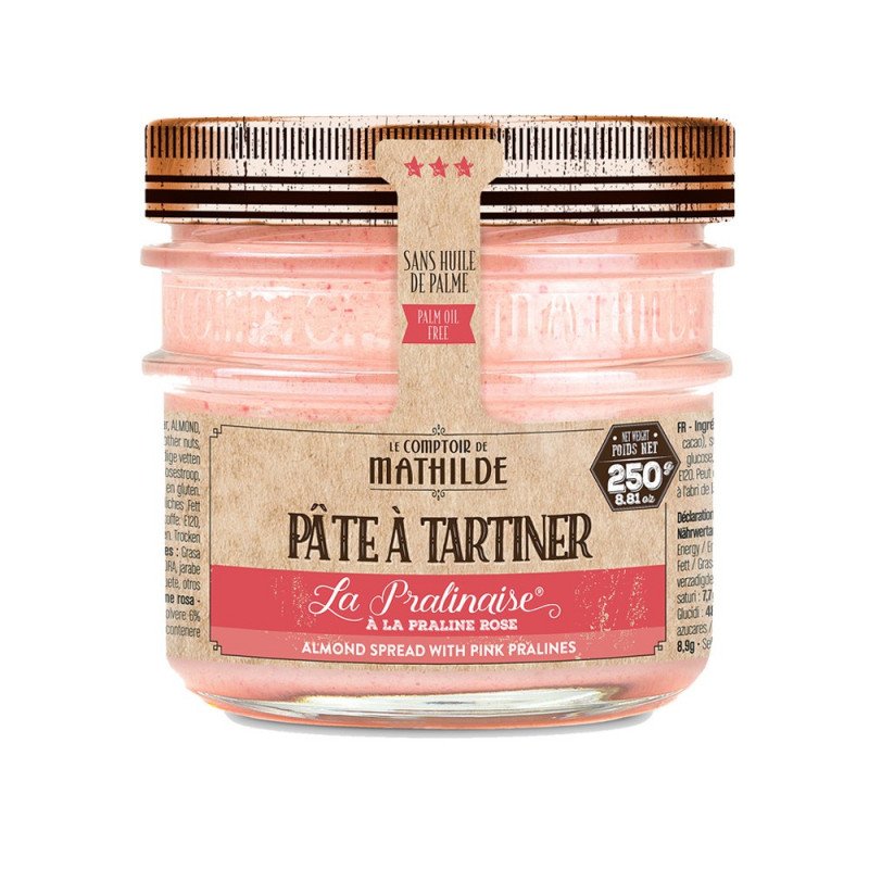Pâte à tartiner - La Pralinaise A La Praline Rose 250G