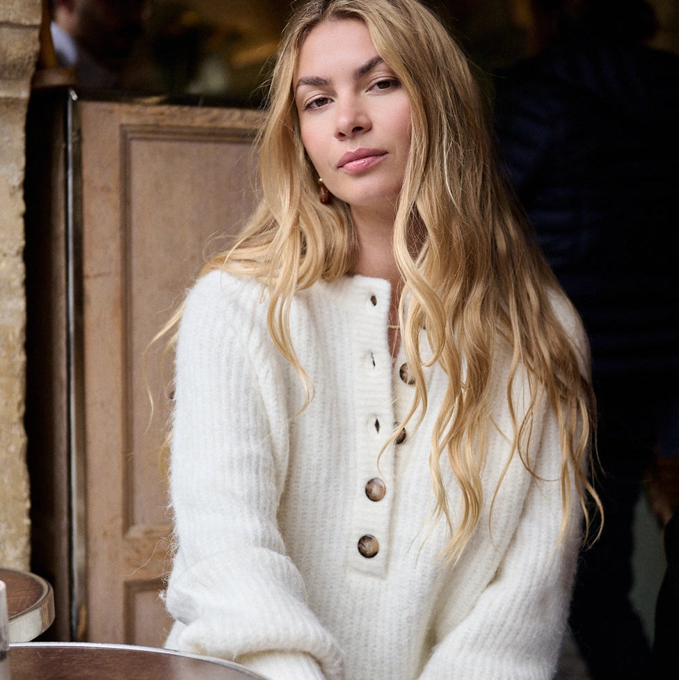 Pull Mona en alpaga et laine ample