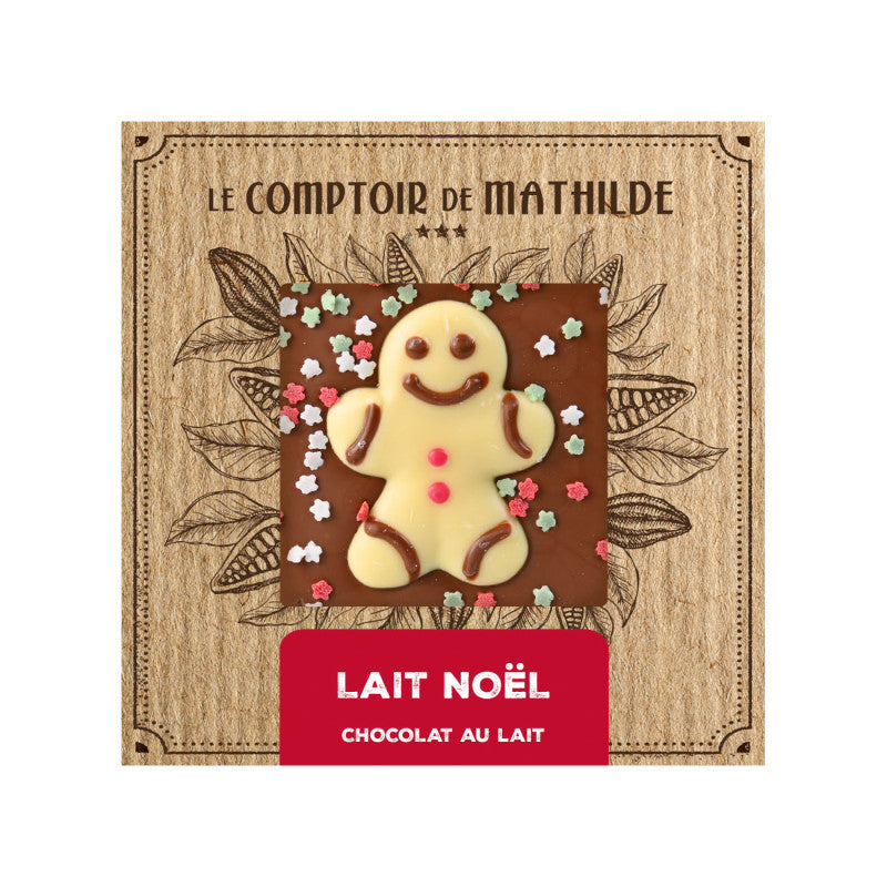 Tablette Chocolat - Lait Noël 80G